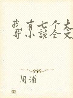 我有七个大佬哥哥小说全文免费阅读封面