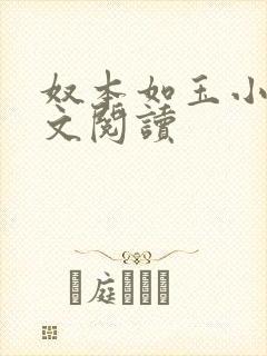 奴本如玉小说全文阅读