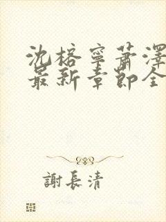 沈榕宁萧泽小说最新章节全文阅读封面