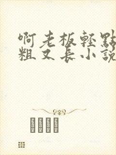 啊老板轻点灬又粗又长小说