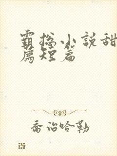 霸总小说甜文推荐短篇