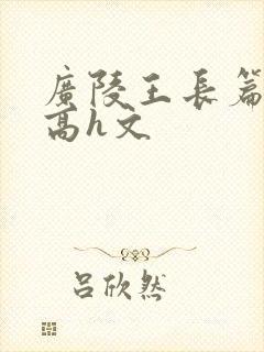 广陵王长篇巨肉高h文