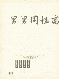 男男同性高h文
