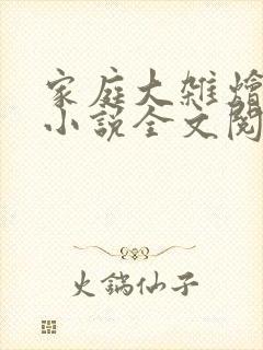 家庭大杂烩经典小说全文阅读