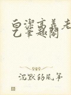 白洁高义老七王乙笔趣阁