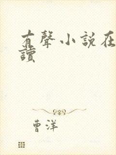 有声小说在线阅读