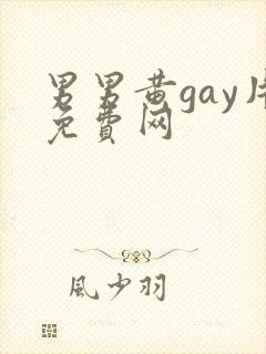 男男黄gay片免费网