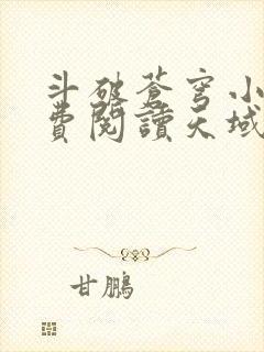 斗破苍穹小说免费阅读天域小说网