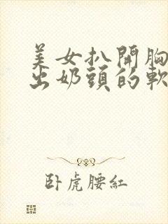 美女扒开胸罩露出奶头的软件