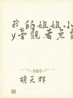 我的姐姐小说by旁观者免费阅读全文封面