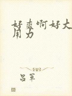 好爽啊好大好硬用力