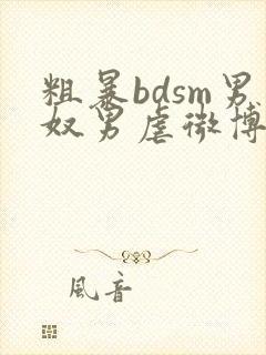 粗暴bdsm男奴男虐微博封面