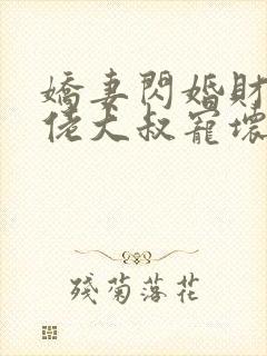 娇妻闪婚财阀大佬大叔宠坏小娇妻