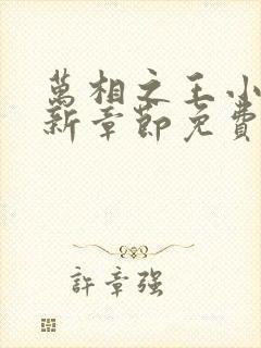 万相之王小说最新章节免费阅读封面