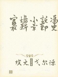 官场小说冯天明最新章节更新