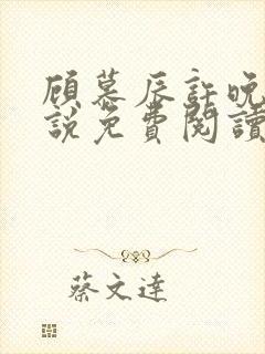 顾慕辰许晚音小说免费阅读最新章节封面