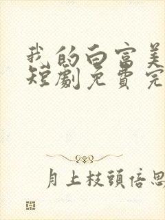 我的白富美老婆短剧免费完整版封面