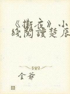 《撕夜》小说在线阅读楚辰安