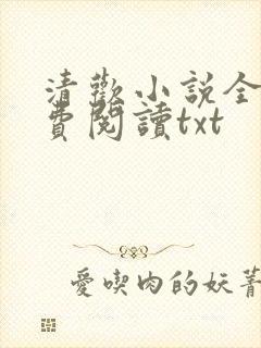 清欢小说全文免费阅读txt
