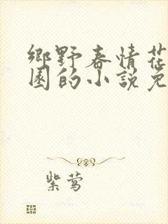 乡野春情花香满园的小说免费阅读