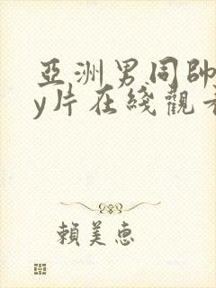 亚洲男同帅gay片在线观看