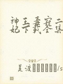 神王毒宠二嫁王妃下载全集txt下载
