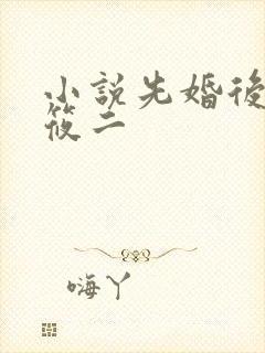 小说先婚后爱梦筱二