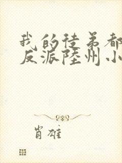 我的徒弟都是大反派陆州小说电子书封面