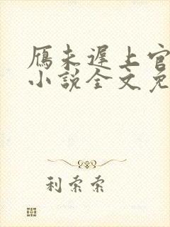 雁未迟上官穿越小说全文免费阅读