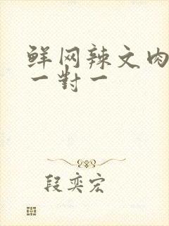 鲜网辣文肉高h一对一封面