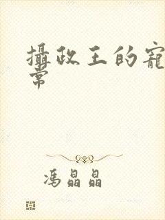 摄政王的宠妻日常