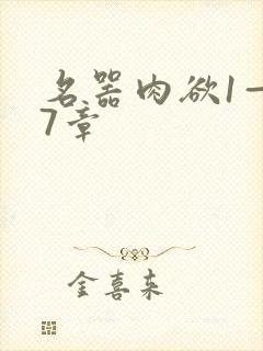 名器肉欲1—17章