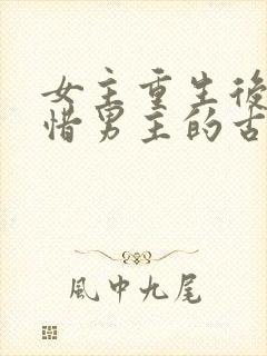 女主重生后悔珍惜男主的古言经典