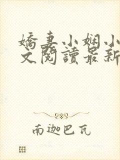 娇妻小娴小说全文阅读最新章节