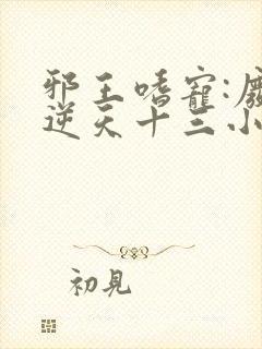 邪王嗜宠:废材逆天十三小姐