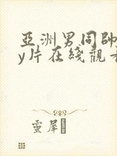 亚洲男同帅gay片在线观看