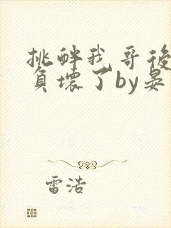 挑衅我哥后被欺负坏了by晏鸿儒小说封面