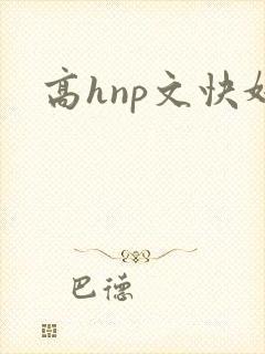 高hnp文快奸