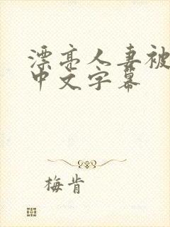 漂亮人妻被公强中文字幕