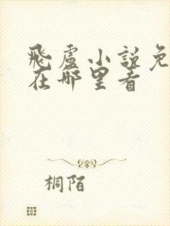 飞卢小说免费版在哪里看封面