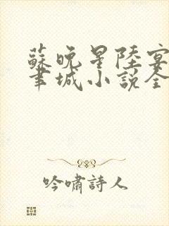 苏晚星陆宴洲沈聿城小说全文阅读