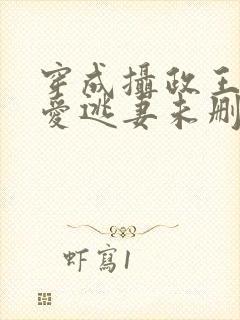 穿成摄政王的侍爱逃妻未删减