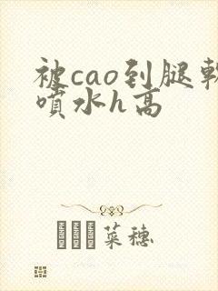 被cao到腿软喷水h高