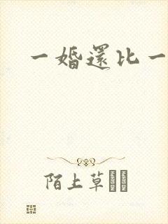 一婚还比一婚高