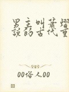 男主叫萧熠的小说的古代重生小说