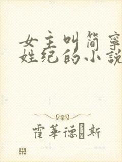 女主叫简宁男主姓纪的小说封面