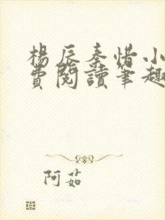 杨辰秦惜小说免费阅读笔趣阁