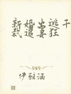 新婚出逃千亿总裁追妻狂