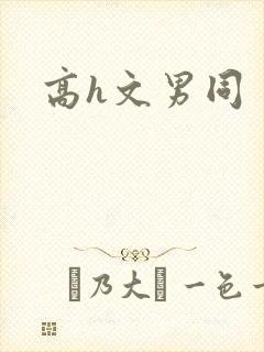 高h文男同