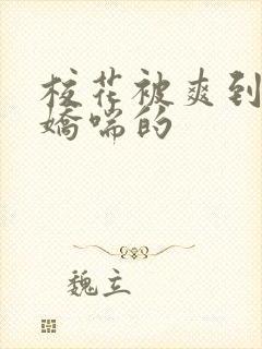 校花被爽到呻吟娇喘的